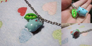 Catbug and Sugar Pea Necklace