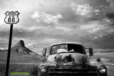 Old Car on Route 66