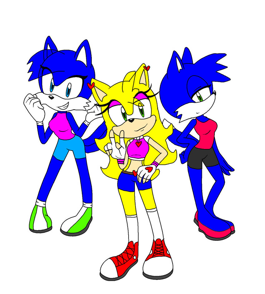 The Girl Trio By MaxietheFox2005 On DeviantArt the-girl-trio-by-maxiethefox2005-on-deviantart