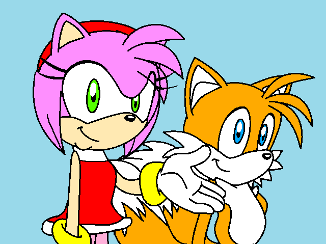 Amy Rose And Tails By MaxietheFox2005 On DeviantArt amy-rose-and-tails-by-maxiethefox2005-on-deviantart