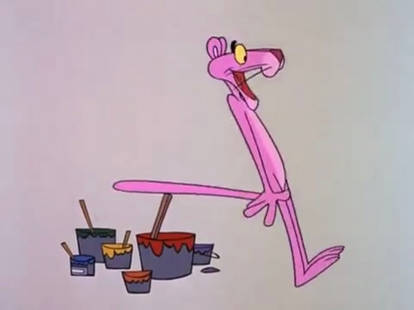 The Pink Panther Drawing by TheArtsyPuffin on DeviantArt