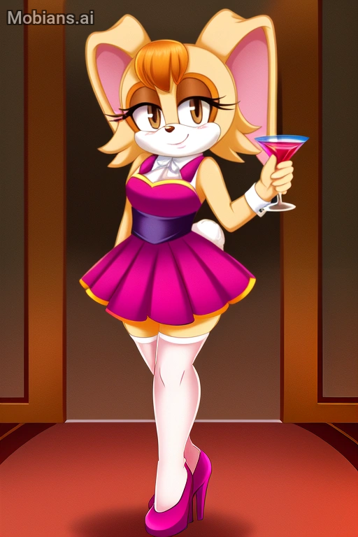 Vanilla Rabbit Cosplay Vanilla the Rabbit in a cocktail dress by MaxietheFox2005 on DeviantArt