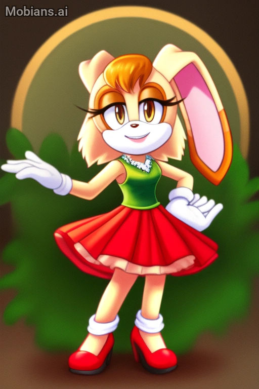 Vanilla Rabbit Cosplay Vanilla the Rabbit in a red-green dress by MaxietheFox2005 on DeviantArt