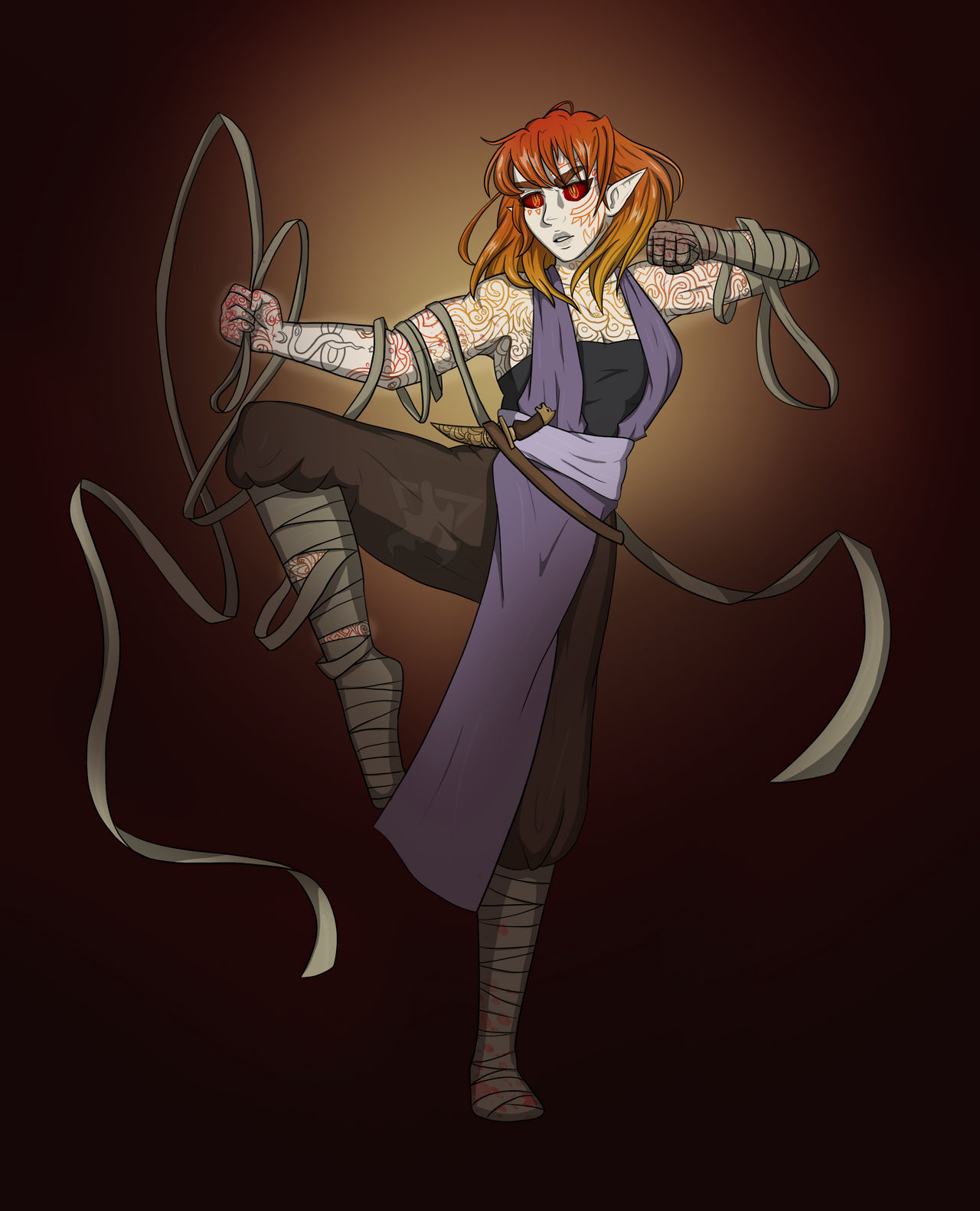 DnD Commission Monk Elf By ButtonSweets On DeviantArt dnd-commission-monk-elf-by-buttonsweets-on-deviantart