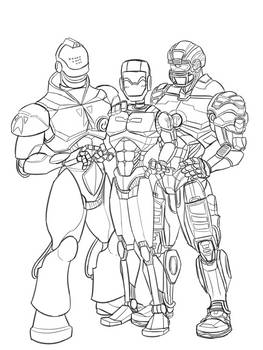 Three Robots (sketch)