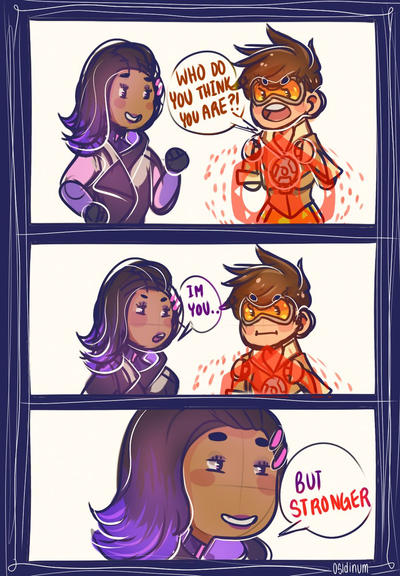 Sombra VS Tracer - Overwatch Comic