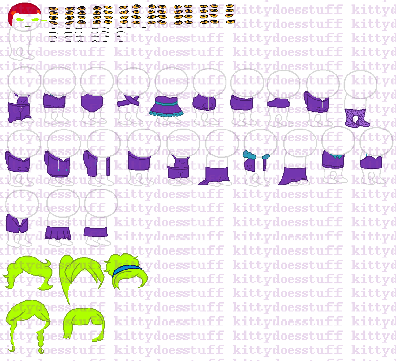 P2U Homestuck Sprite Bases by hhdrawsstuff on DeviantArt