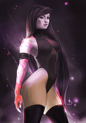 Psylocke. Commission (18+ optional).