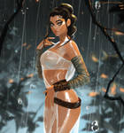 Rey, rainy outside. by TaissOnAir