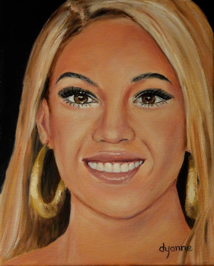 Beyonce Oil Painting by DyanneParker on DeviantArt