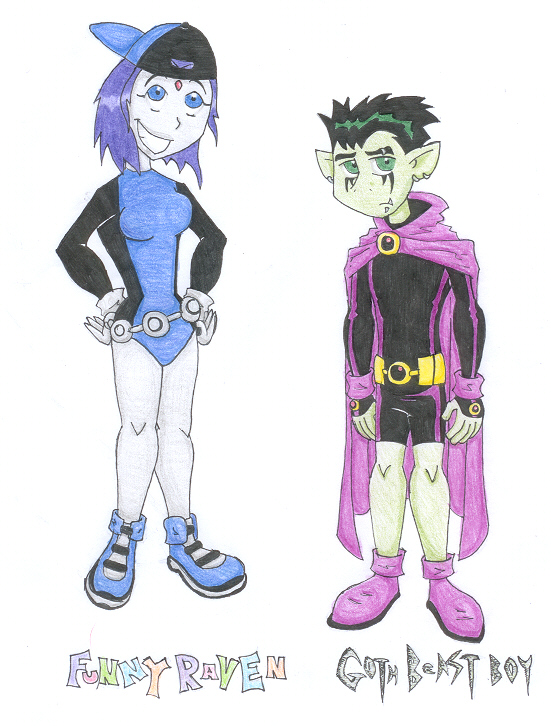 Raven And Beast Boy Switched By Bastet1994 On Deviantart Raven And Beast Boy Switched By Bastet1994 On Deviantart