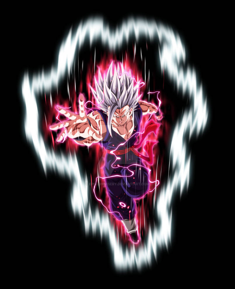 goku-ssj5-4, aura and lightning effect, yusuke_d