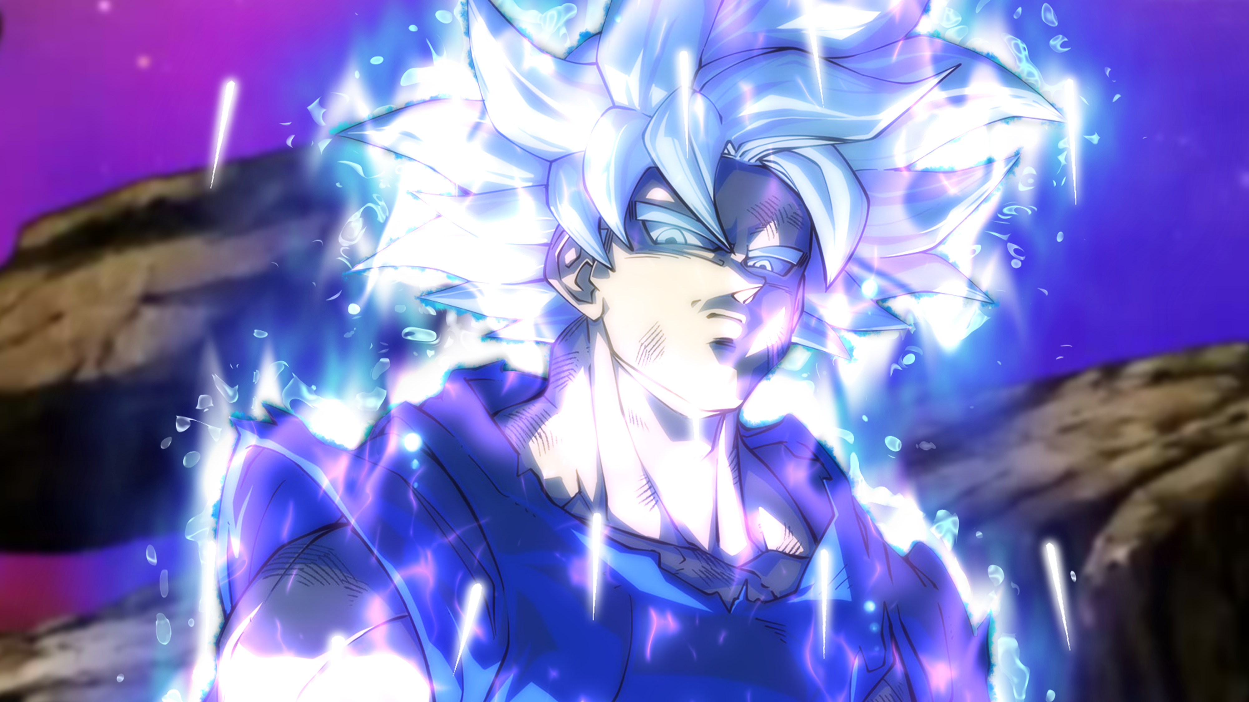 Goku instinto Superior Png, 4k