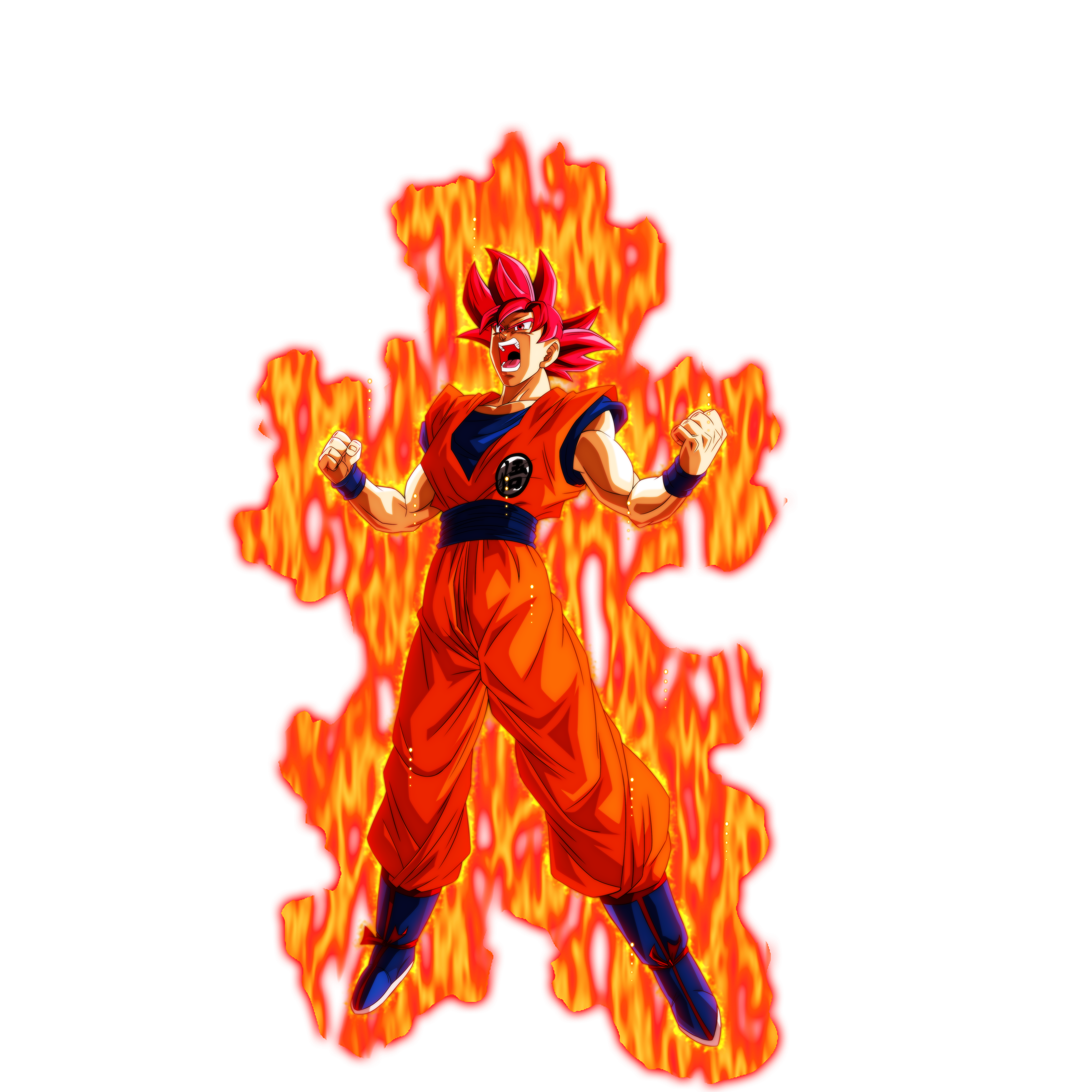 Universal Super Saiyan Blue Goku w/ Aura by BlackFlim on DeviantArt