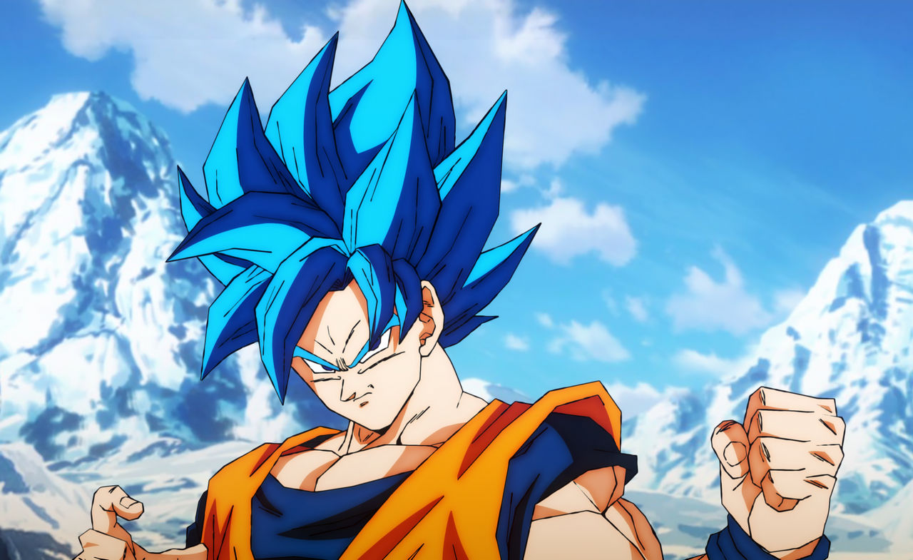Shintani Goku SSJB Shintani style by EpsilonMisery on DeviantArt