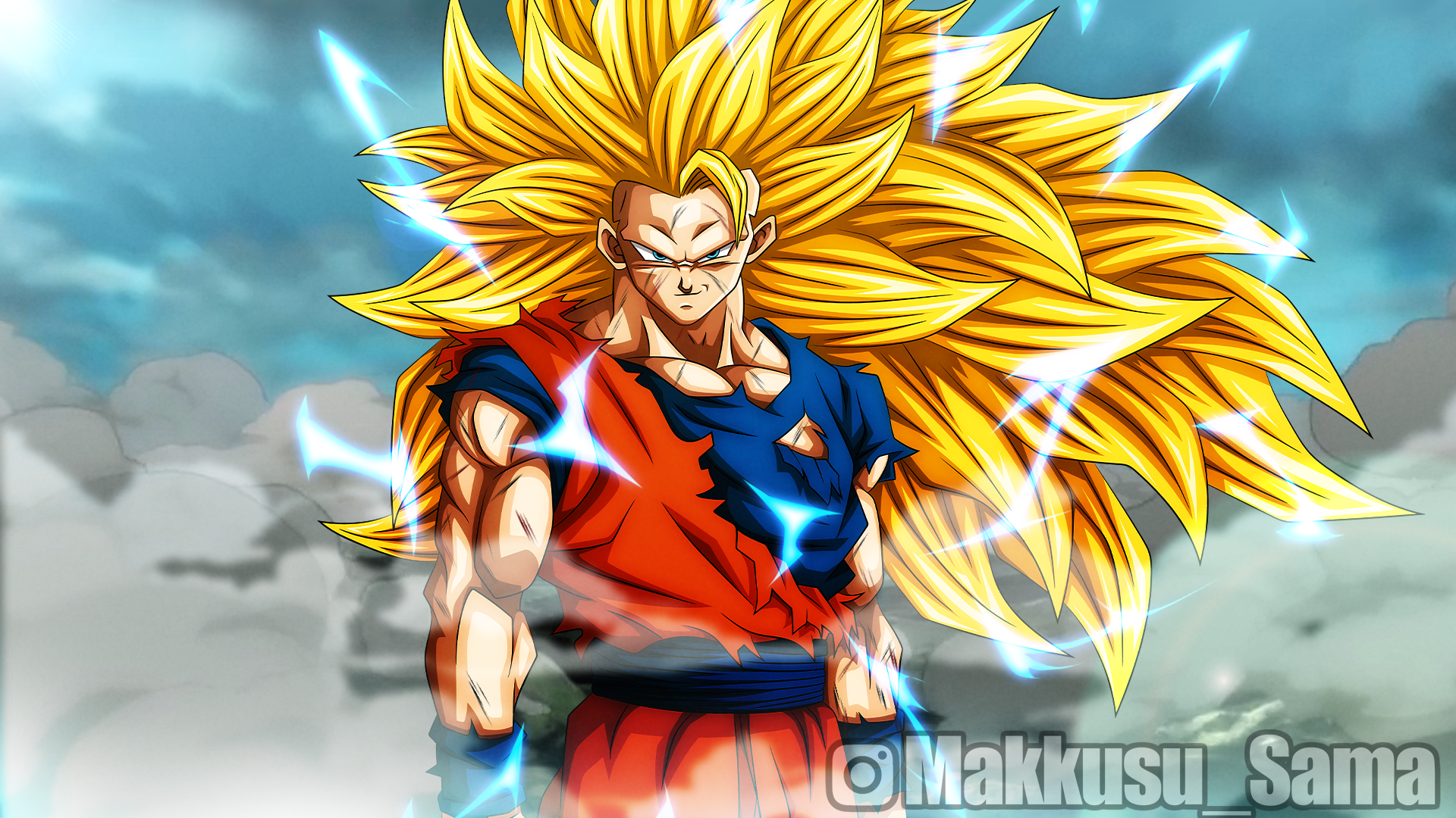 Super Saiyan 3 Goku (Ascended) by MegaforceRed on DeviantArt