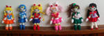 Sailor Moon Chibi Plushies (ALL FOR SALE) by CocoaSama