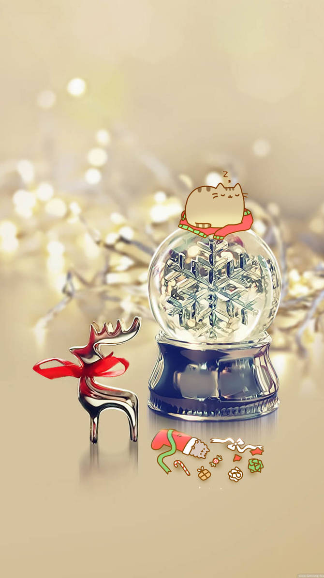 Christmas pusheen wallpaper by haithuong313 on DeviantArt