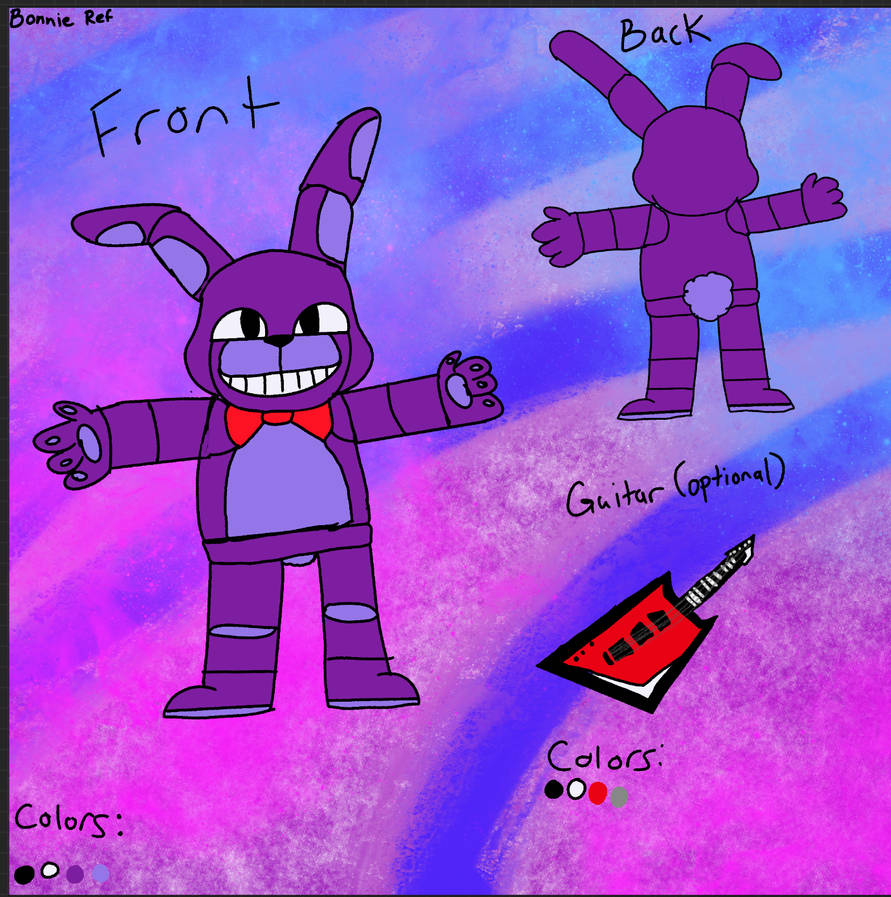 Basic Bonnie Ref by J0SEYIZKUTE on DeviantArt