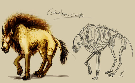 Concept : Giant Hyena