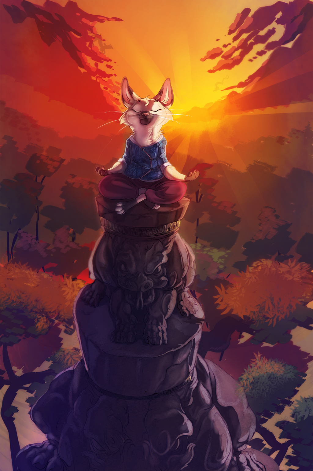 The sunset climber