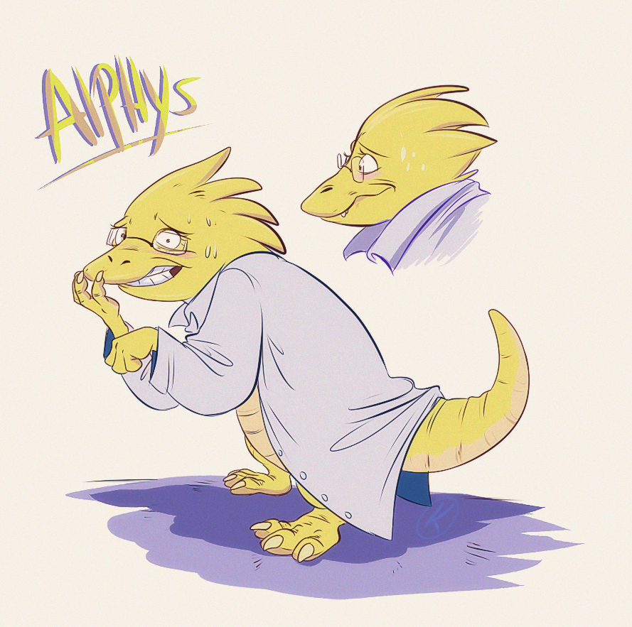 Alphys by Konnestra on DeviantArt