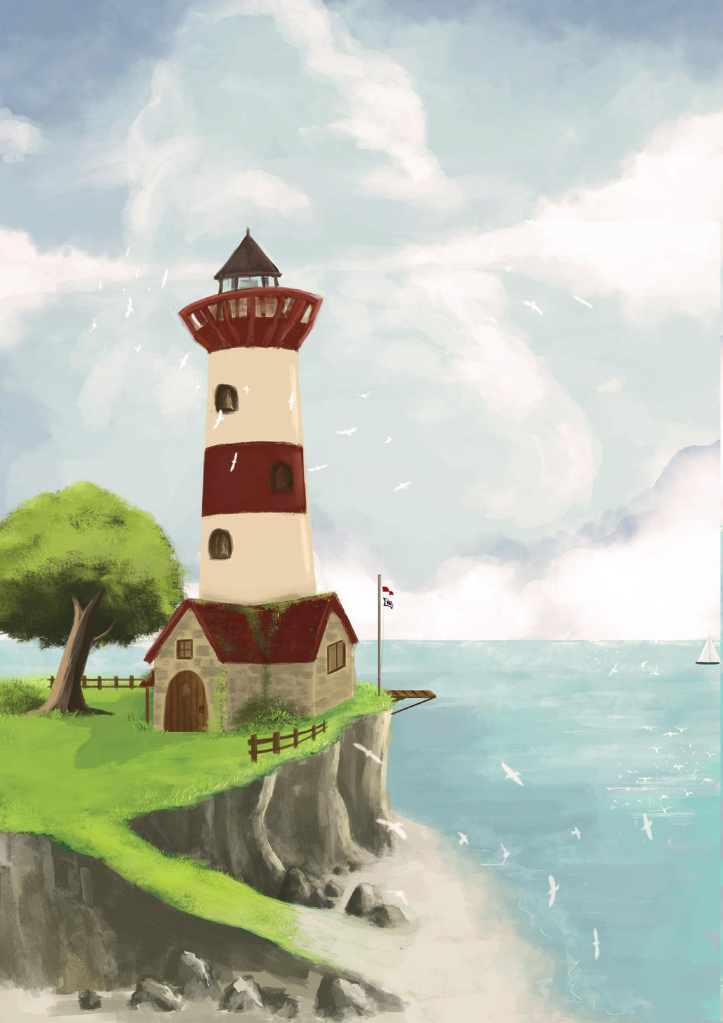 Lighthouse by tarasagi on DeviantArt