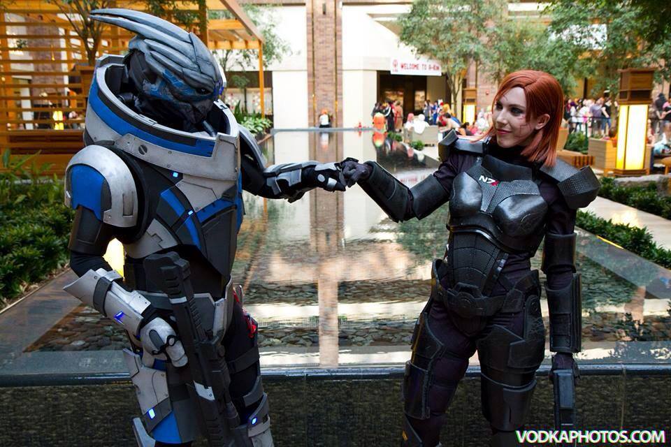 A-kon 2014 Garrus and Shepard