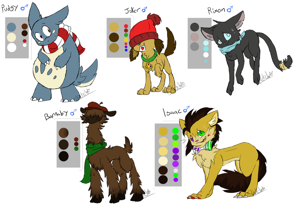 Animal OC 1: Refs and Bios by SonicSketch on DeviantArt