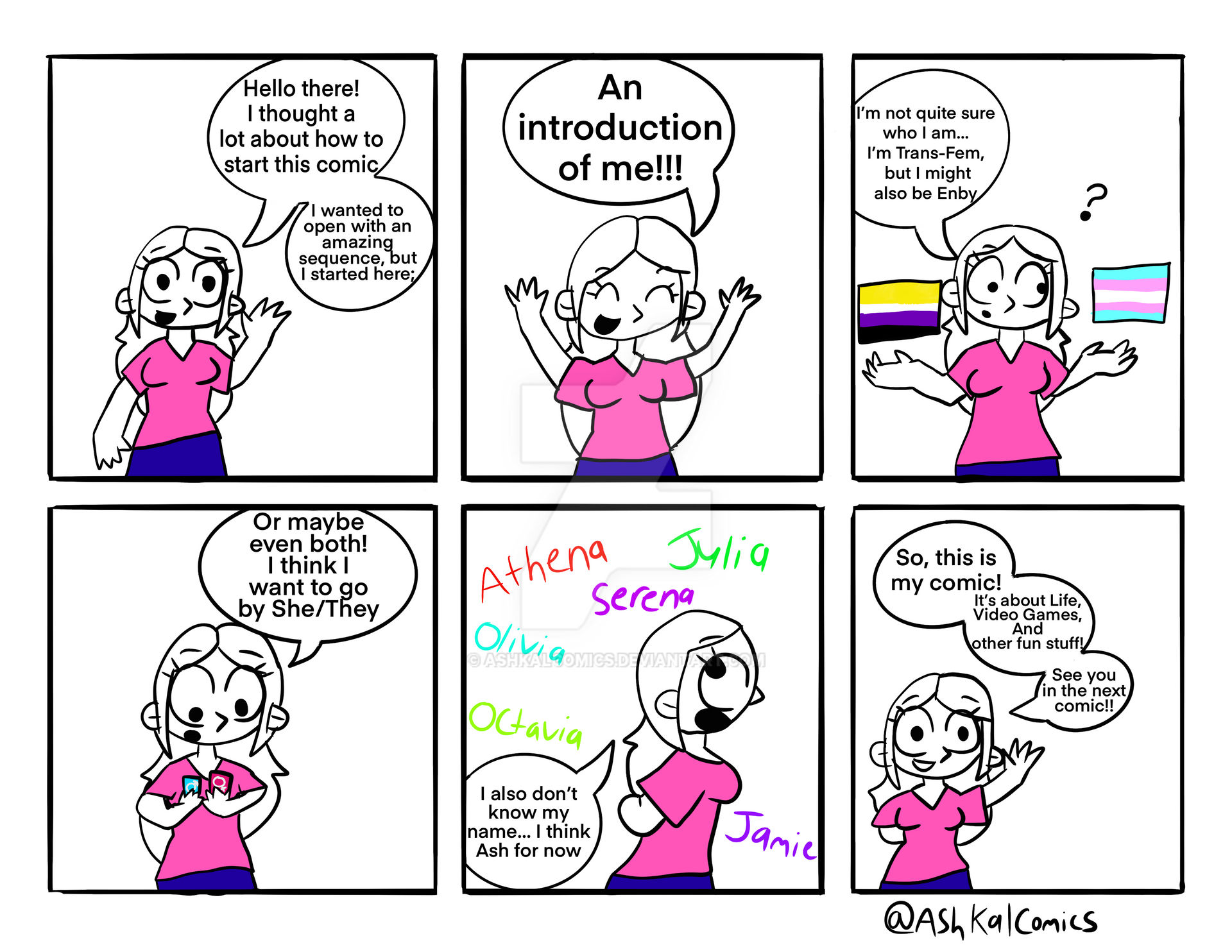 Intro Comic by AshKalComics on DeviantArt