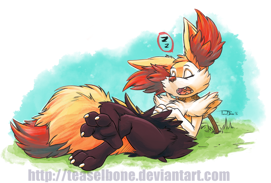 Braixen Sleepin