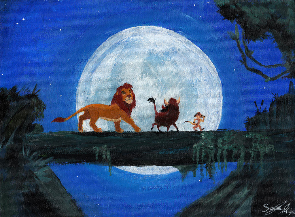 Disney\u2019s \u201cThe Lion King\u201d Painting