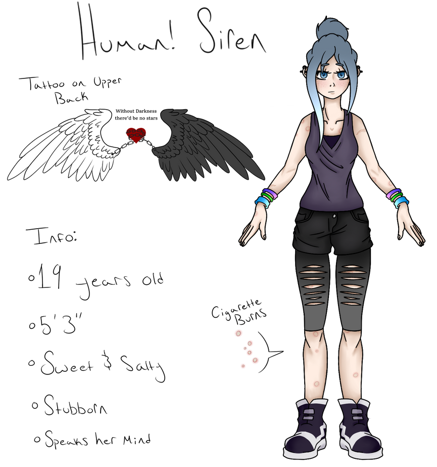 Human Siren by SefyDraws on DeviantArt