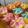 Marshmallow Flower Cupcakes