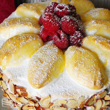 Custard Meringue Gateau