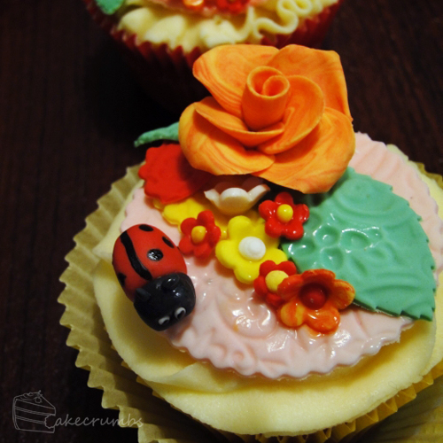 Cherry Ladybird Cupcakes