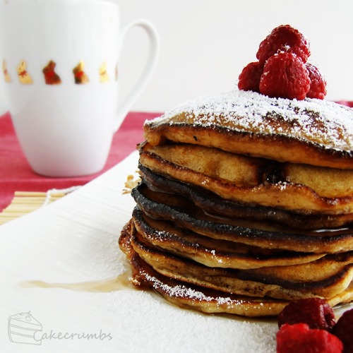 Banana and White Chocolate Chip Pikelets