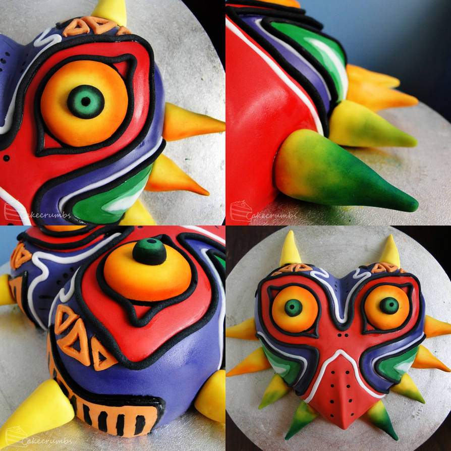 Majora's Mask Cake by cakecrumbs