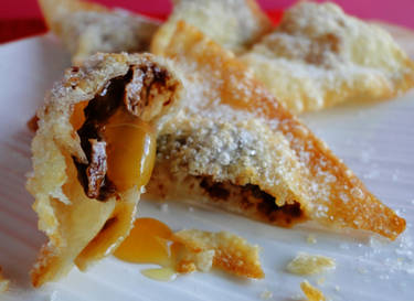 Chocolate Filled Wontons