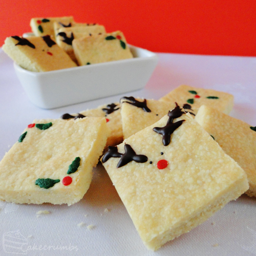 Daring Bakers: Mix 'n' Melt Festive Shortbread