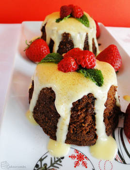 Christmas Pudding Cupcakes