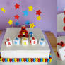 Commission: First Birthday Elmo Cake