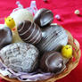 Home-made Chocolate Easter Eggs