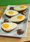 White Chocolate Mousse Eggs by cakecrumbs