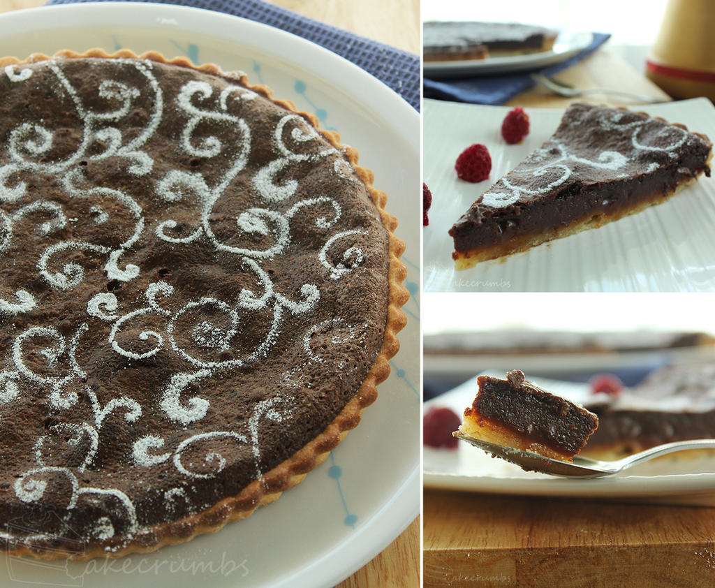 Daring Bakers: Chocolate and Caramel Tart