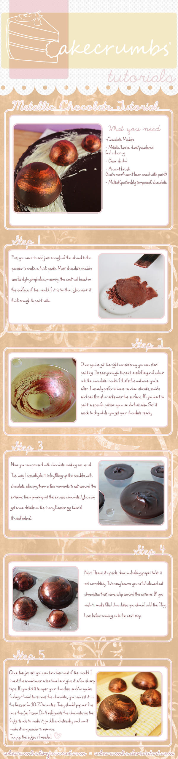 Metallic Chocolate Tutorial