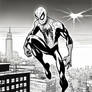 Spiderman In Black And White 