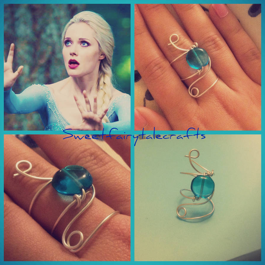Elsa Ice Rings Elsa inspired ring by Sweetfairytalecrafts on DeviantArt