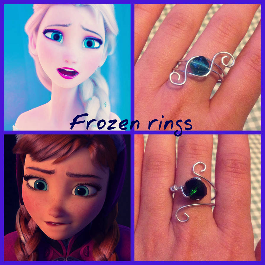 Elsa Ice Rings Frozen rings by Sweetfairytalecrafts on DeviantArt