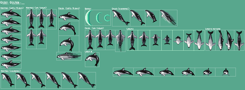 Ecco the dolphin sprites deals